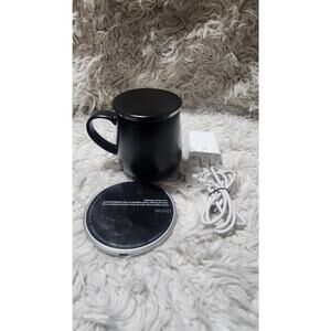 OHOM UI fine ceramic self heating coffee and tea Mug with Lid